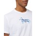 HARMONT&BLAINE T-SHIRT BIANCA CON LOGO EFFETTO TIE-DYE 