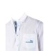 Harmont&Blaine Camicia bianca da uomo con logo blu nella parte anteriore 