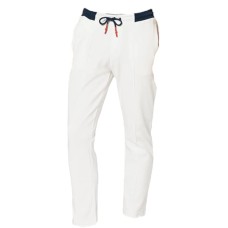 La Martina Pantalone Jogger da uomo Bianco in cotone elasticizzato