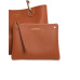 Emporio Armani Borsa a mano MyEA Bag Cuoio stampa cervo con tracolla in nastro con logo lettering All Over regolabile, estraibile