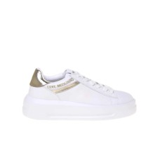 LOVE MOSCHINO SNEAKERS BIANCA E ORO DA DONNA 