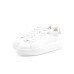 LOVE MOSCHINO SNEAKERS BIANCA E ARGENTO DA DONNA 
