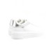 LOVE MOSCHINO SNEAKERS BIANCA E ARGENTO DA DONNA 