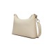 LOVE MOSCHINO BORSA BEIGE A SPALLA IN ECOPELLE CON LOGO ORO