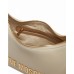 LOVE MOSCHINO BORSA BEIGE A SPALLA IN ECOPELLE CON LOGO ORO