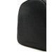 LOVE MOSCHINO ZAINO NERO IN ECOPELLE DA DONNA CON LOGO LETTERING TONO SU TONO 