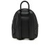 LOVE MOSCHINO ZAINO NERO IN ECOPELLE DA DONNA CON LOGO LETTERING TONO SU TONO 