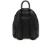 LOVE MOSCHINO ZAINO NERO DA DONNA CON LOGO LETTERING TONO SU TONO