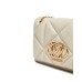 LOVE MOSCHINO BORSA BEIGE A SPALLA DA DONNA CON LOGO LETTERING ORO 