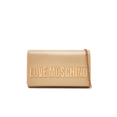 LOVE MOSCHINO BORSA ORO A TRACOLLA CON LOGO LETTERING
