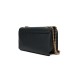 LOVE MOSCHINO BORSA NERA A SPALLA DA DONNA CON LOGO ORO LETTERING 