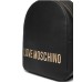 LOVE MOSCHINO ZAINO NERO DA DONNA CON LOGO LETTERING ORO 