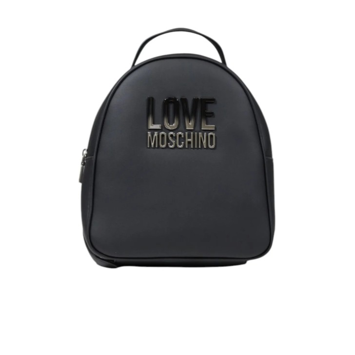 LOVE MOSCHINO ZAINO NERO DA DONNA CON LOGO LETTERING SFUMATO 