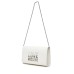 LOVE MOSCHINO BORSA A TRACOLLA BIANCA CON LOGO LETTERING SFUMATO 