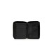 LOVE MOSCHINO PORTAFOGLIO NERO CON LOGO LETTERING ARGENTO