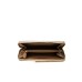 LOVE MOSCHINO PORTAFOGLIO BEIGE TRAPUNTATO CON LOGO ORO 