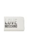 LOVE MOSCHINO PORTAFOGLIO BIANCO CON LOGO LETTERING SFUMATO 