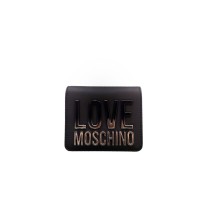 LOVE MOSCHINO PORTAFOGLIO NERO CON LOGO LETTERING SFUMATO 