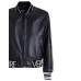 Versace Jeans Couture Giacca Bomber da Uomo nera in pelle