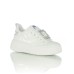 GIOSELIN SNEAKERS IN VERNICE BIANCA CON DETTAGLIO GIOIELLO 