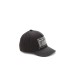 Diesel Cappello con visiera nero con logo lettering
