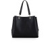EMPORIO ARMANI SHOPPING BAG BLACK CON TRACOLLA REGOLABILE ESTRAIBILE