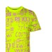 Versace Jeans Couture T-shirt da Uomo Verde con Logo Couture all over