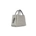 Emporio Armani Borsa a mano Grigia con Stampa Monogram Eagle All Over e tracolla regolabile, estraibile