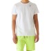 K-way t-shirt bianca da Uomo con logo nella parte anteriore 