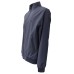 Harmont&Blaine Giubbotto blu con due tasche con chiusura zip e logo bassotto ricamato tono su tono