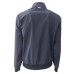 Harmont&Blaine Giubbotto blu con due tasche con chiusura zip e logo bassotto ricamato tono su tono