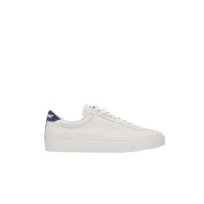 K-Way Sneakers Bianca da uomo con tomaia in pelle 