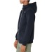 K-way felpa nera con zip e cappuccio da Uomo