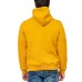 K-way felpa gialla con zip e logo nella parte anteriore