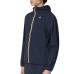 K-way Giubbotto blu da uomo con cappuccio e zip 