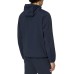 K-way Giubbotto blu da uomo con cappuccio e zip 