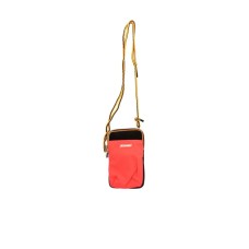 K-way porta cellulare rosso papavero con logo nella parte anteriore