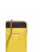 K-way porta cellulare giallo con logo nella parte anteriore