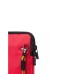 K-way porta cellulare rosso con logo nella parte anteriore 