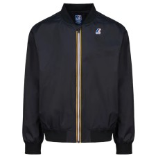 K-way giubbotto blu da uomo con zip 