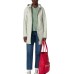 K-way Giubbotto bianco da donna con logo 