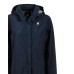 K-way Giubbotto blu da donna lungo con zip