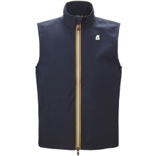 K-WAY gilet blu da Uomo con zip 