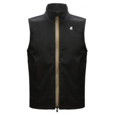 K-way gilet nero da uomo con logo nella parte anteriore