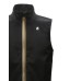 K-way gilet nero da uomo con logo nella parte anteriore