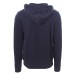 K-WAY  felpa blu con cappuccio