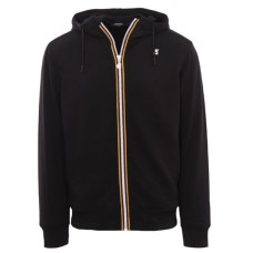 K-WAY Felpa nera con cappuccio