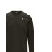 K-Way Maglia ELMER in cotone a manica lunga Nera da Uomo 