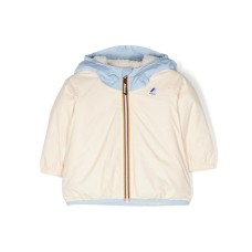 K-Way giubbotto beige/azzurro 