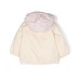 K-Way giubbotto rosa e beige 